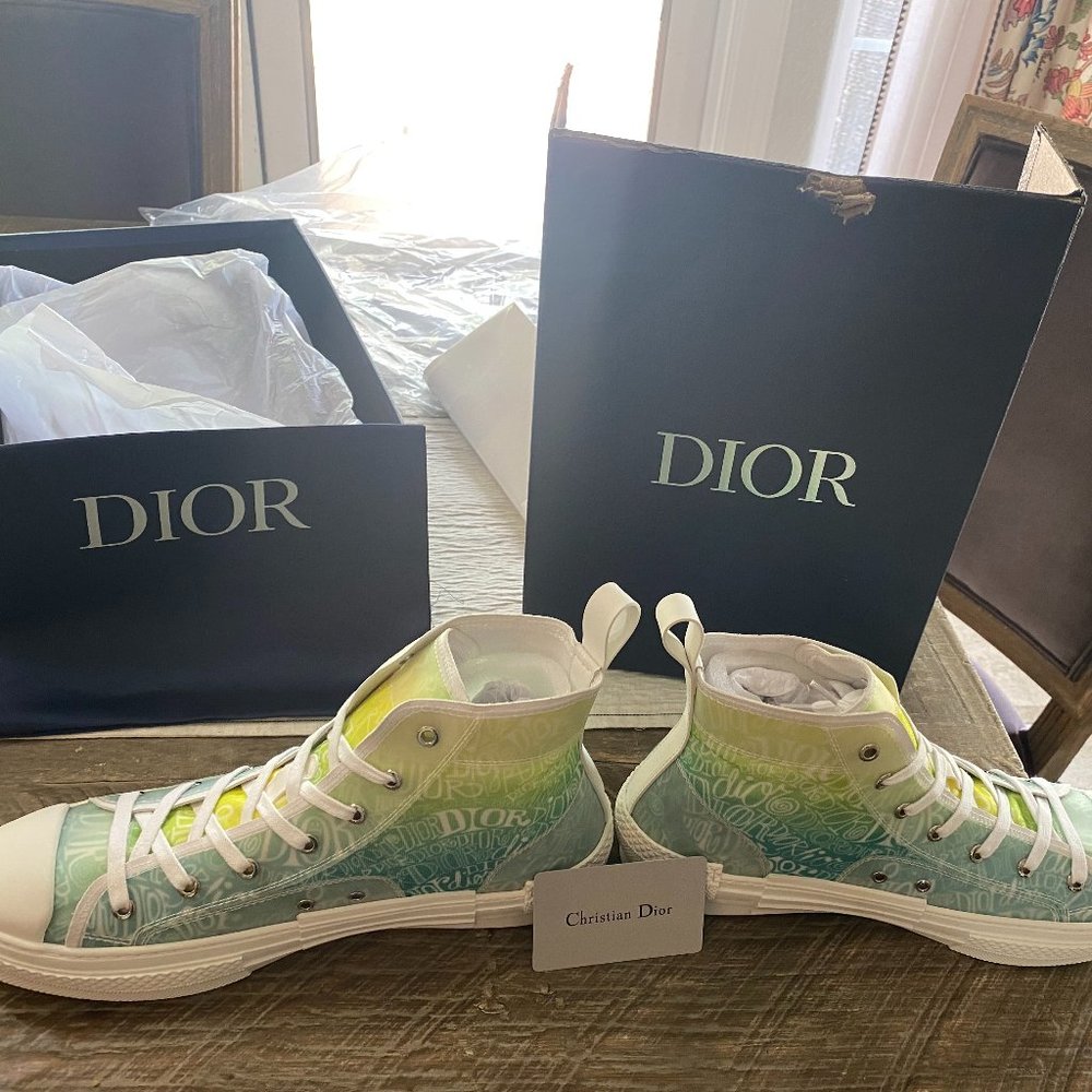 Christian Dior Green hightops